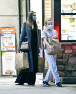 EXCLUSIVE: Angelina Jolie Does Some Grocery Shopping With Daughter Vivienne at Gelson's Supermarket in Hollywood, CA.