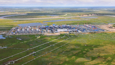 Câmpul de extracție de gaze naturale din peninsula Yamal, Rusia