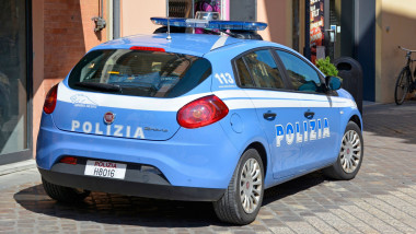 Mașină de poliție din Italia.