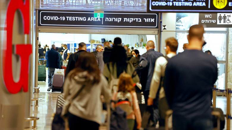 turisti aeroport israel