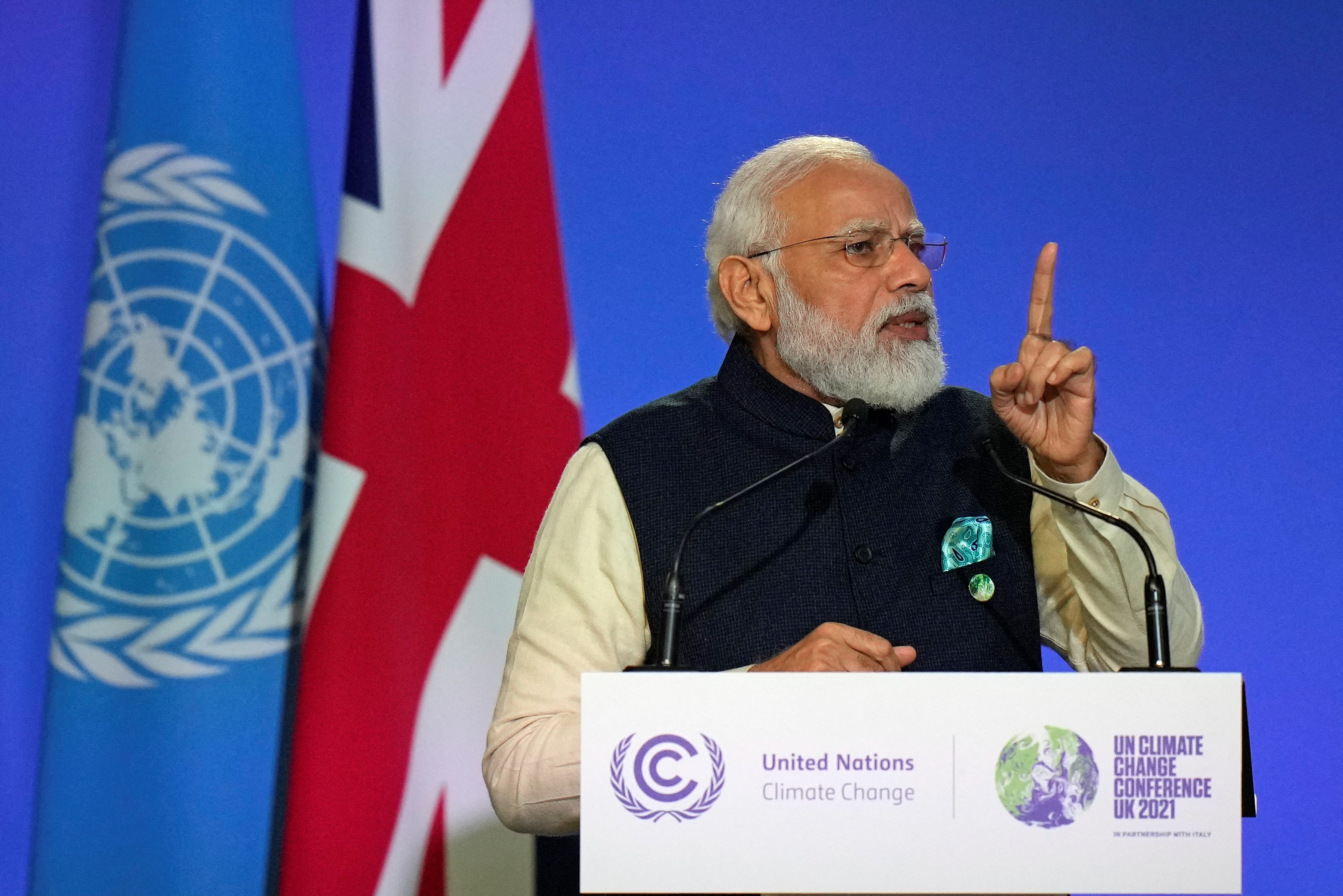 India s-a angajat să-și reducă la zero emisiile de carbon până în 2070, cu 20 de ani mai târziu decât obiectivul global