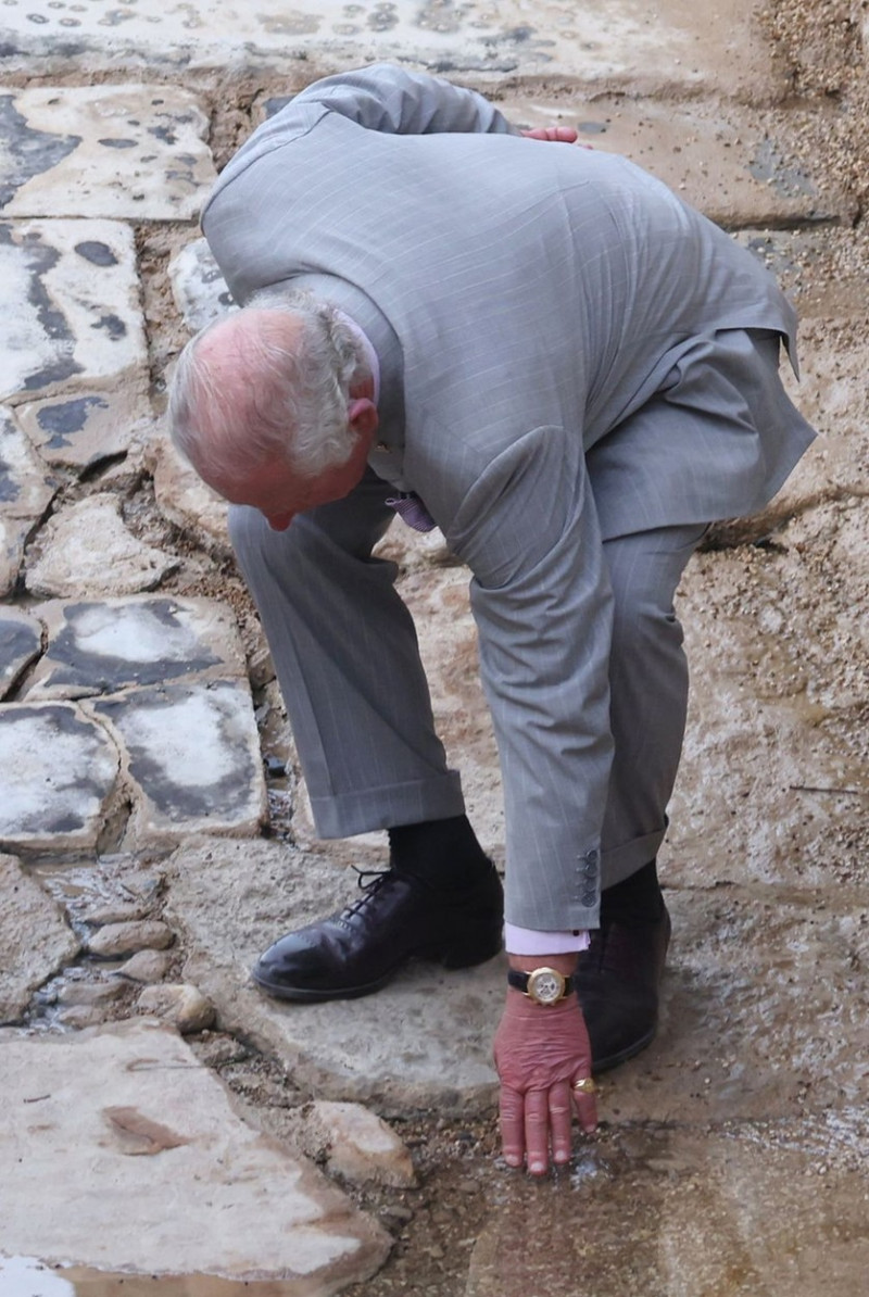 Prince Charles and Camilla Duchess of Cornwall visit to The Baptism Site, Amman, Jordan - 16 Nov 2021