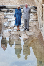 Prince Charles and Camilla Duchess of Cornwall visit to The Baptism Site, Amman, Jordan - 16 Nov 2021