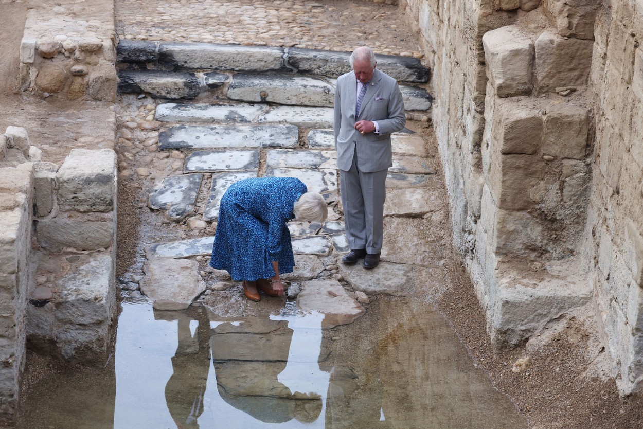 Prince Charles and Camilla Duchess of Cornwall visit to The Baptism Site, Amman, Jordan - 16 Nov 2021