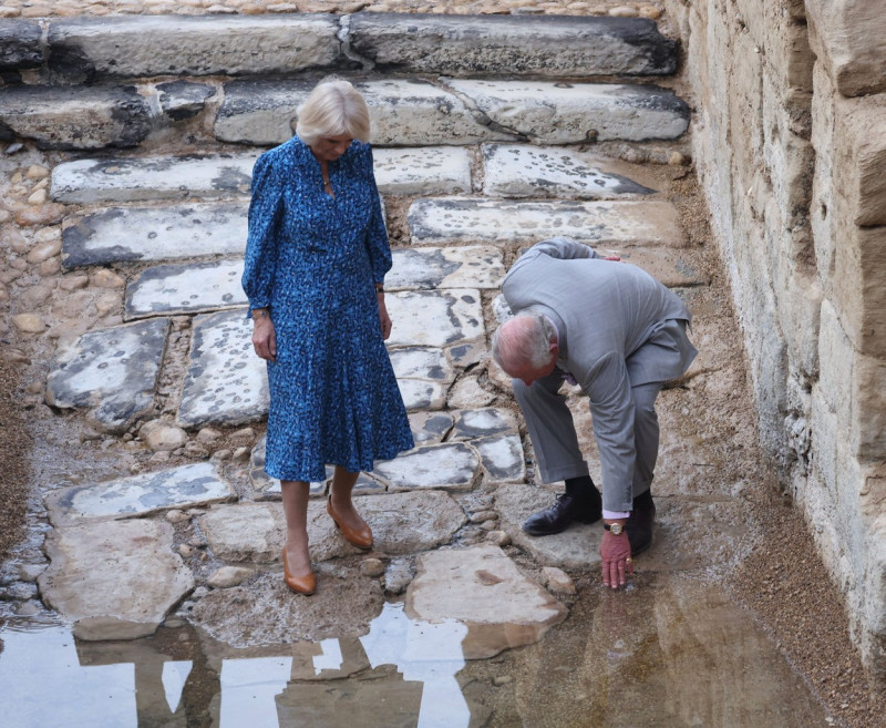 Prince Charles and Camilla Duchess of Cornwall visit to The Baptism Site, Amman, Jordan - 16 Nov 2021