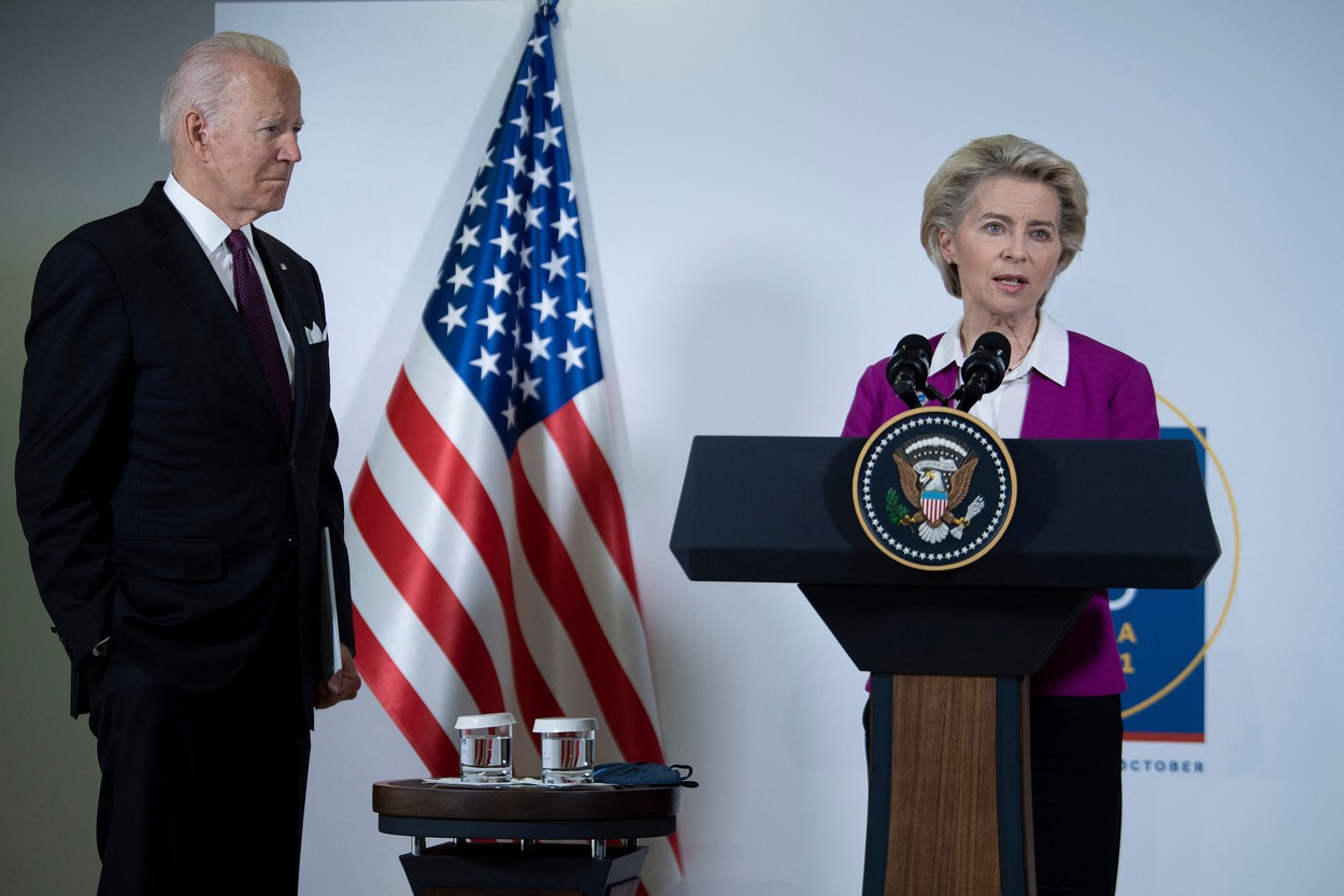 Ursula von der Leyen, după întâlnirea cu Joe Biden, acuză Belarus de „atac hibrid”. „Aceasta nu este o criză a migranților”