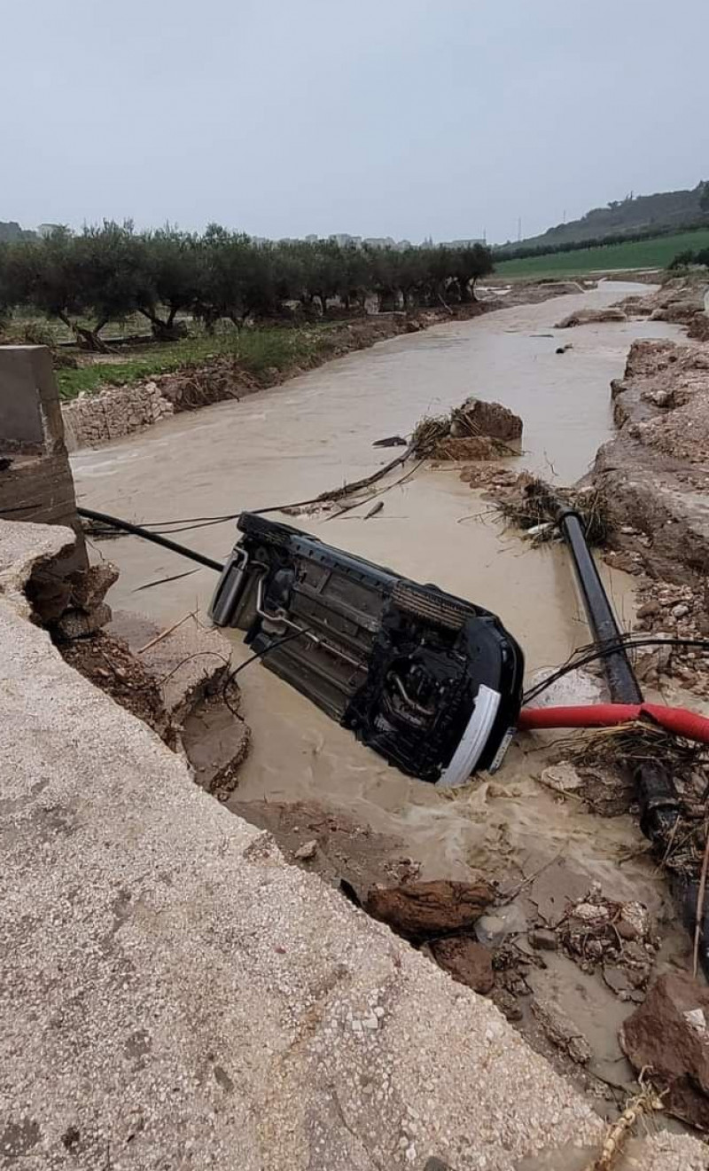 Bad Weather In Italy: Landslides And Roads Like Rivers In Sicily