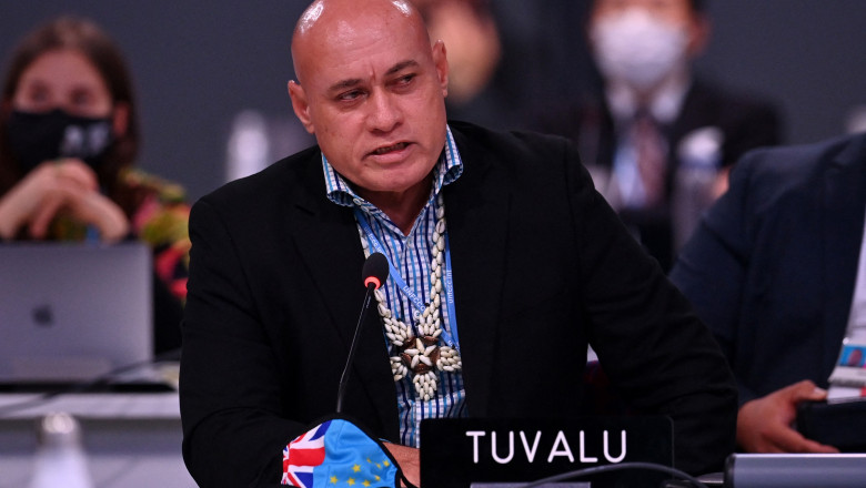 Ministrul Mediului din Tuvalu, discurs emoționant la COP26