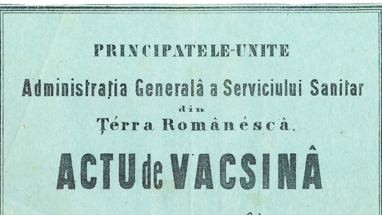 adeverinta vaccinare 1863
