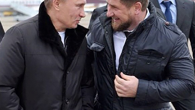 Vladimir Putin și Ramzan Kadîrov