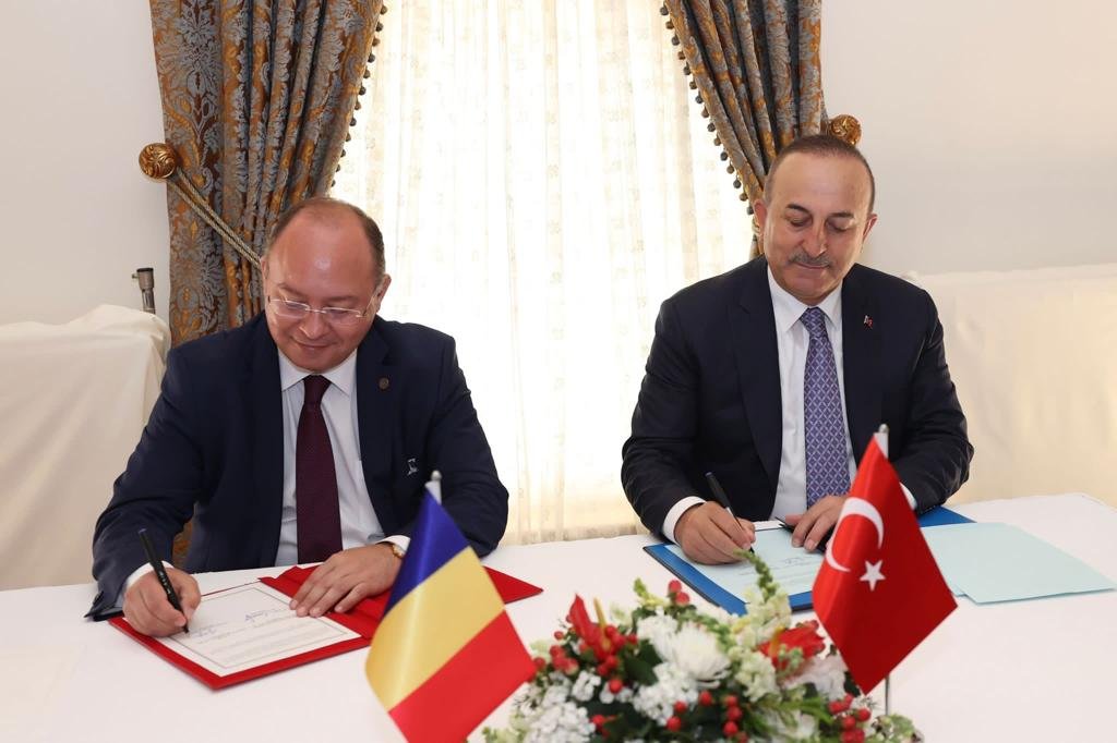 Aurescu a discutat cu ministrul turc de externe: România sprijină aderarea Finlandei și Suediei, e importantă unitatea NATO