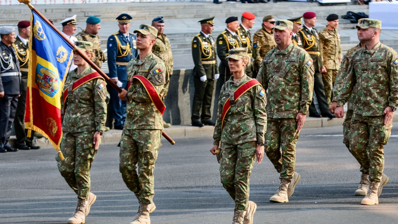 General rehearsal of Kyiv Independence Day Parade, Ukraine - 22 Aug 2021