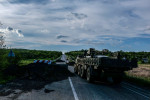 Ukraine-Russian war in Lysychans'k, Ukraine - 27 May 2022