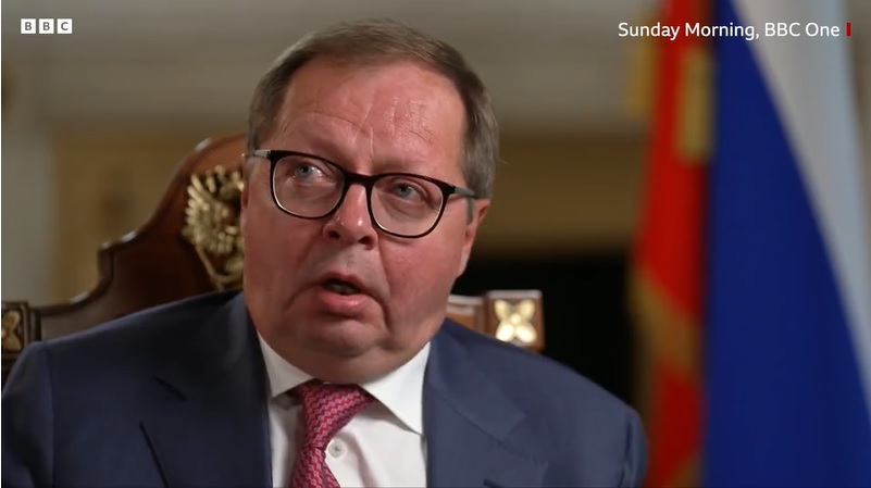 Ambasadorul Rusiei la Londra „nu crede” că țara sa va folosi arma nucleară împotriva Ucrainei