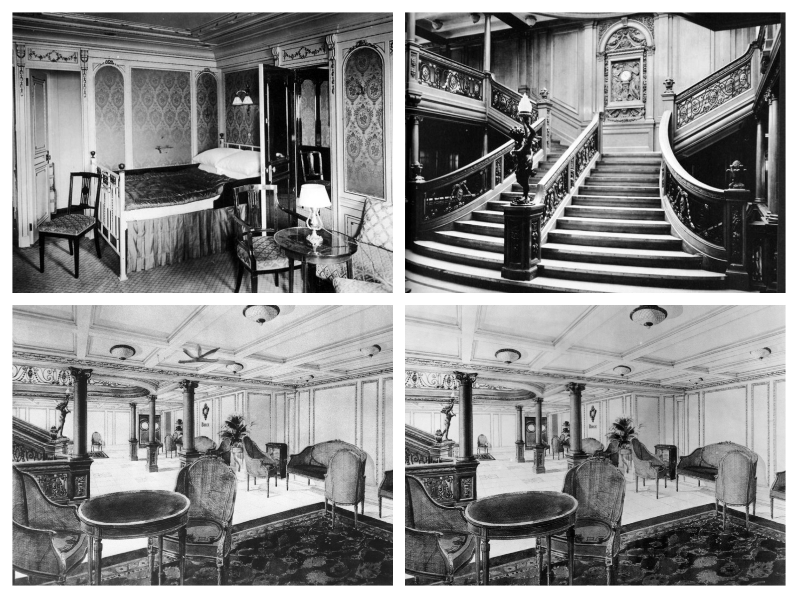 111 ani de la lansarea Titanicului. Imagini inedite cu interioarele luxoase de la bordul navei