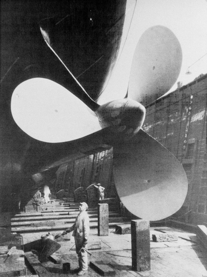 Screw propeller for SS Titanic