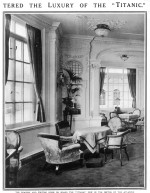 Reading and Writing Room on the Titanic
