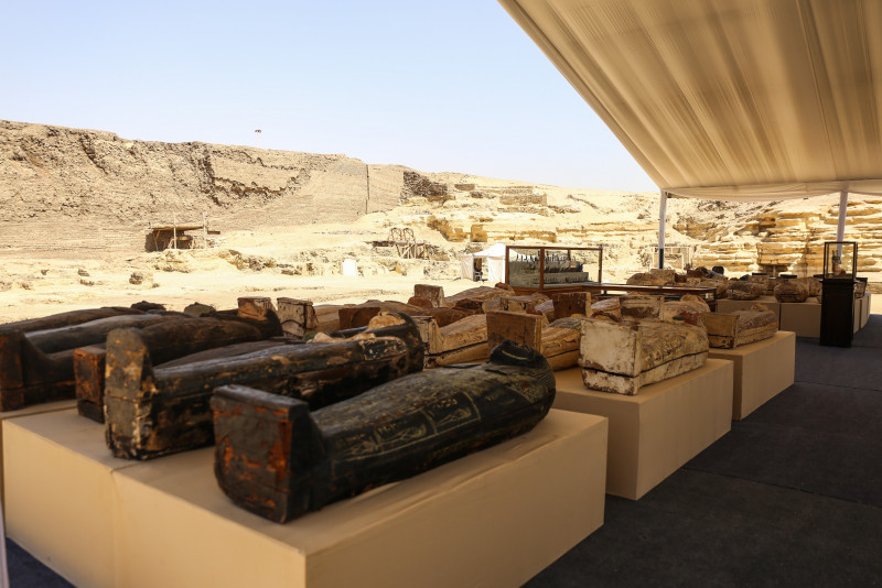 A New Archaeological Discovery In Saqqara, Giza, Egypt - 30 May 2022