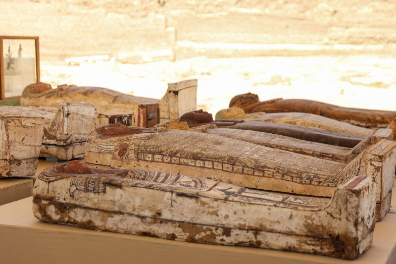 A New Archaeological Discovery In Saqqara, Giza, Egypt - 30 May 2022