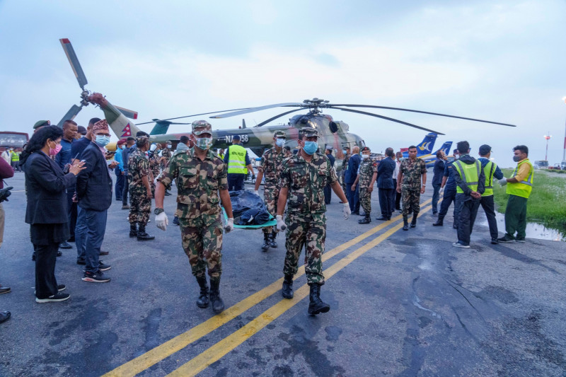 accident aviatic Nepal recuperare victime