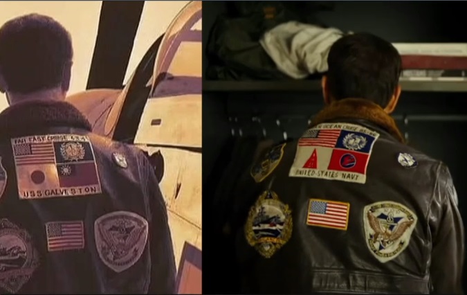 Un cadru cu geaca purtată de Tom Cruise în noul "Top Gun" riscă să enerveze China
