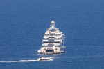 'Ocean Victory' super yacht is in Calvi