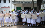 Trade Unions One-day Strike In Sri Lanka, Colombo - 28 Apr 2022