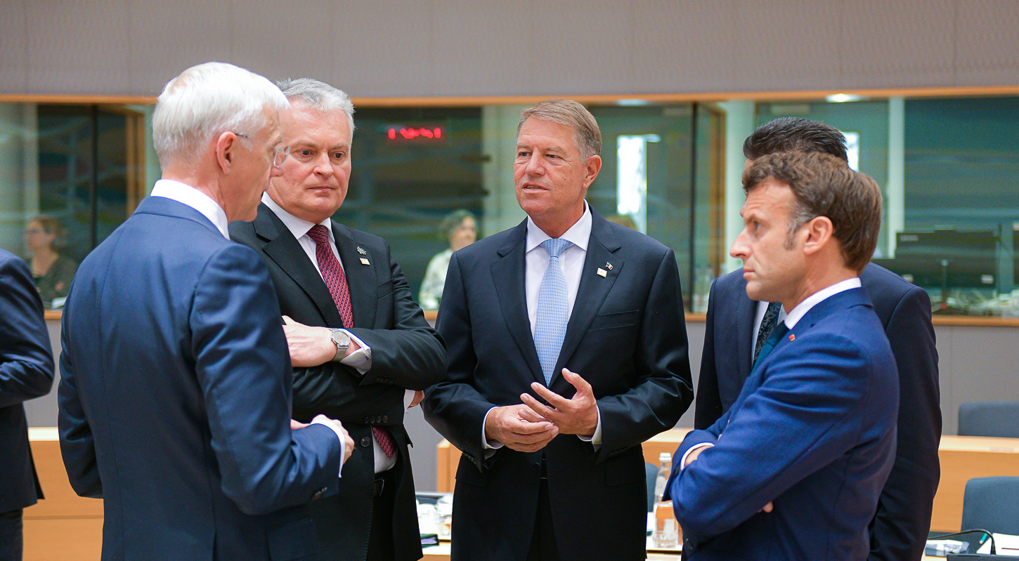 Iohannis le-a cerut liderilor UE sprijin pentru Republica Moldova și i-a avertizat că riscurile la Marea Neagră sunt în creștere