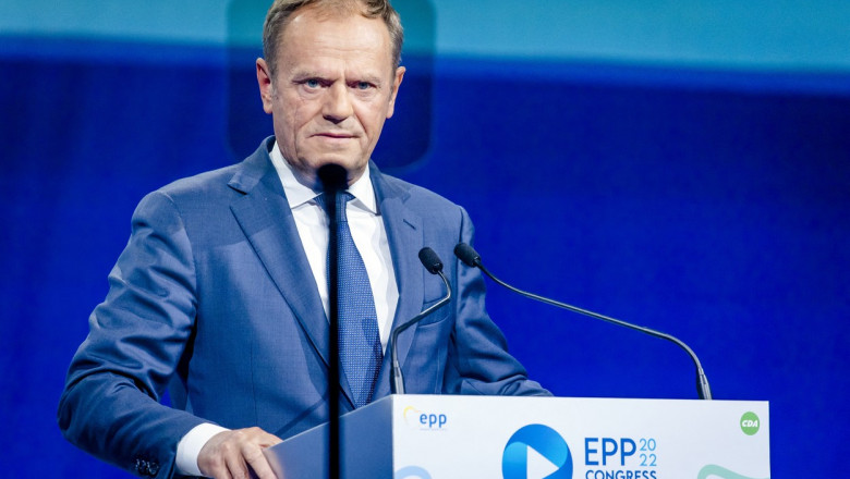 Donald Tusk, preşedintele Partidului Popular European (PPE)