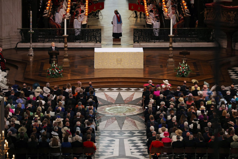 National Service of Thanksgiving, St Paul's Cathedral, London, UK - 03 Jun 2022