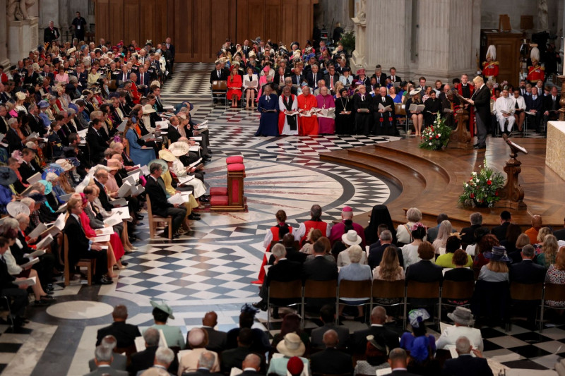 National Service of Thanksgiving, St Paul's Cathedral, London, UK - 03 Jun 2022