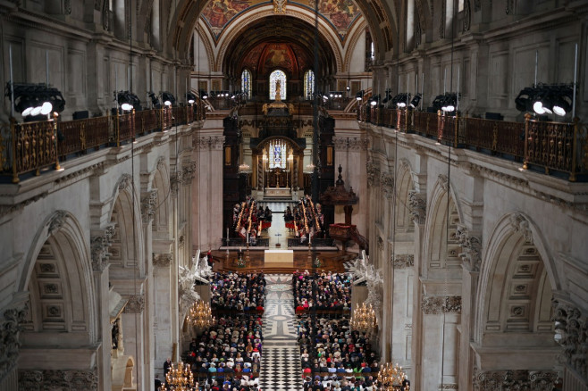 National Service of Thanksgiving, St Paul's Cathedral, London, UK - 03 Jun 2022