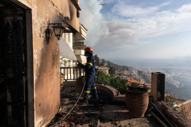 GREECE ATHENS WILDFIRE