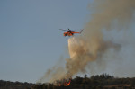 Wildfire Blazes In The Southern Suburbs Of Athens, Greece - 04 Jun 2022