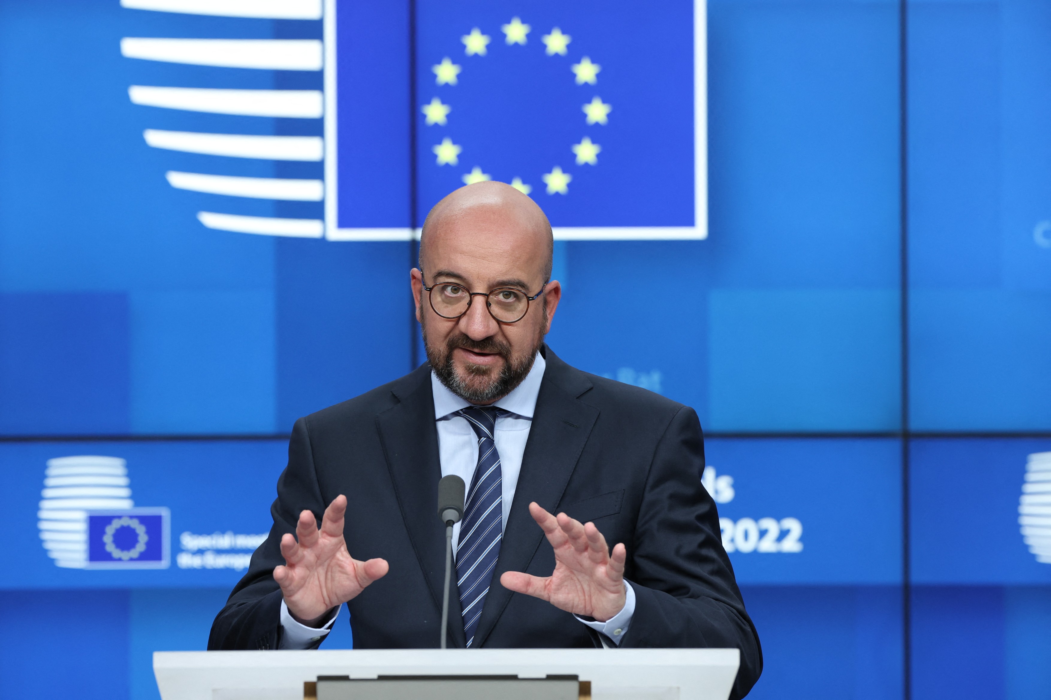 Scandal la ONU. Charles Michel l-a invitat afară din sală pe ambasadorul rus. „Rusia este singura responsabilă pentru criza alimentară”