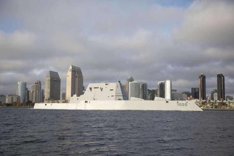 Navy's newest vessel handles rough seas well