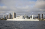 Navy's newest vessel handles rough seas well