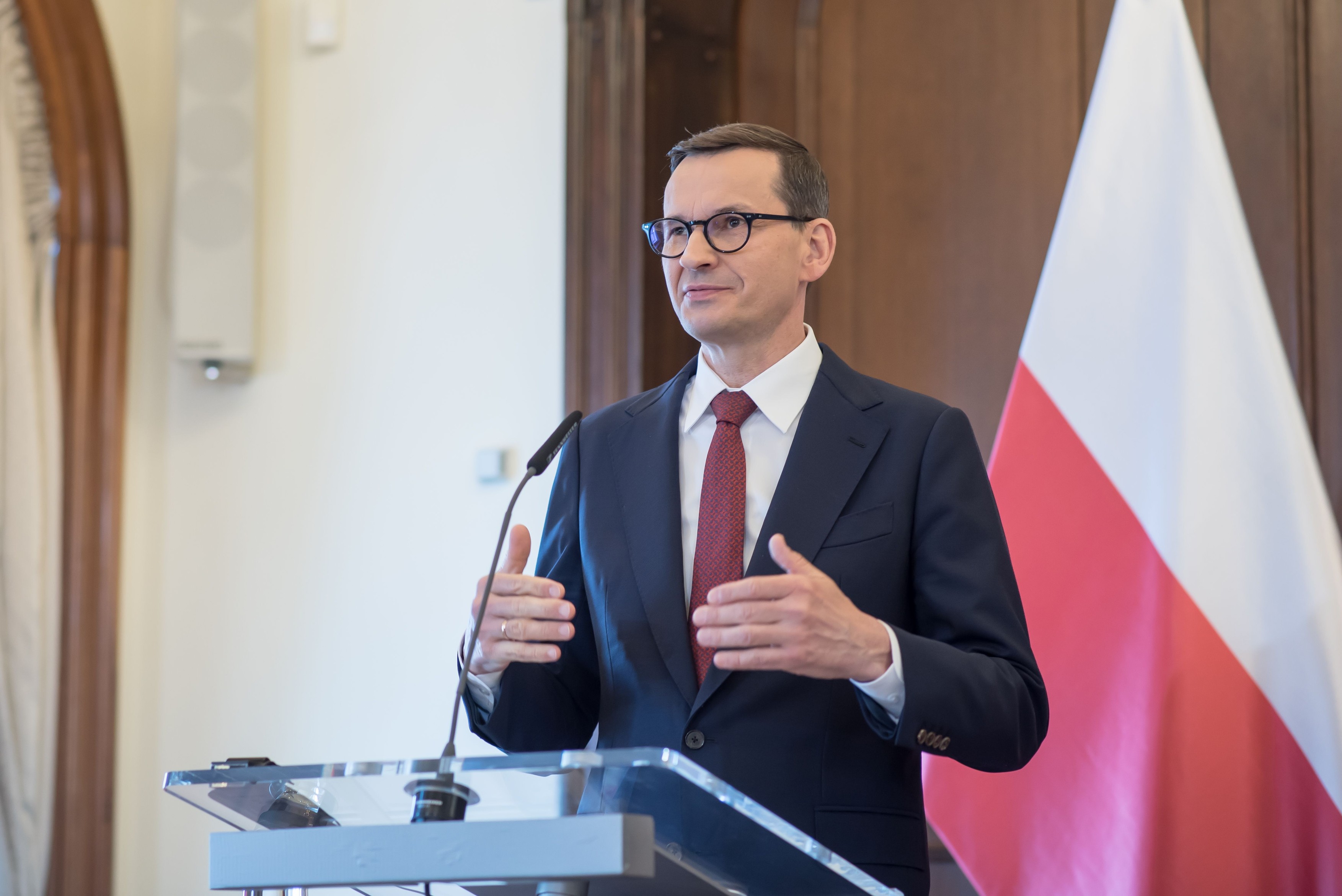 Premierul polonez Mateusz Morawiecki: Iniţiativa Celor Trei Mări nu poate exista fără ca Ucraina să fie liberă