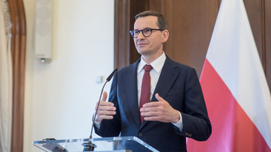 Press conference after a Joint Czech-Polish government meeting in Prague, Czech Republic - 03 June 2022