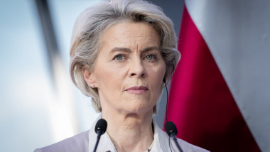 Preşedinta Comisiei Europene, Ursula von der Leyen, la o conferinta