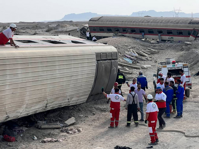 Iran Train Derailment