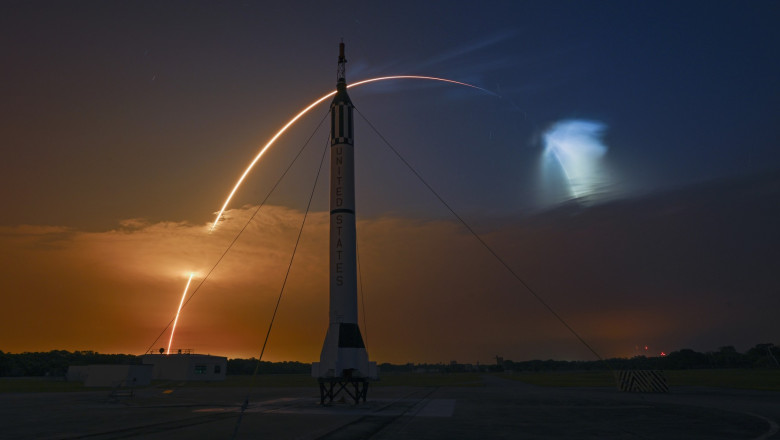 Lansare de sateliți Starlink cu o rachetă Mercury Redstone