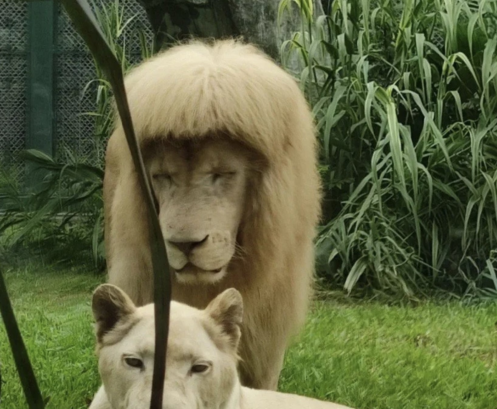 Îngrijitorii unui parc zoo, suspectați că au tuns leul și i-au făcut breton. Imaginile cu „regele junglei”, virale pe internet