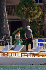 PREMIUM EXCLUSIVE: *NO WEB UNTIL 130PM EDT 31ST MAY* Worlds richest man Elon Musk is seen for the first time with his new love interest, Australian actress Natasha Bassett in Cannes