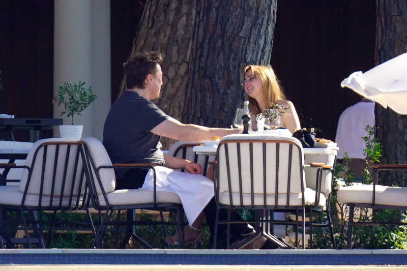 PREMIUM EXCLUSIVE: *NO WEB UNTIL 130PM EDT 31ST MAY* Worlds richest man Elon Musk is seen for the first time with his new love interest, Australian actress Natasha Bassett in Cannes