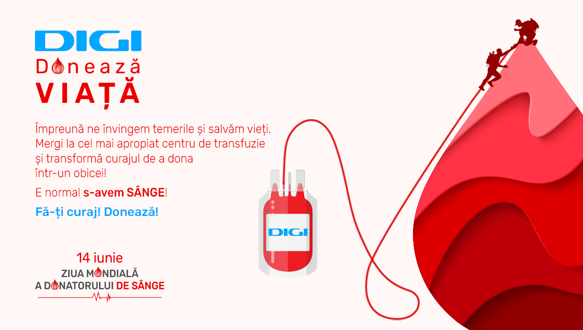 DIGI Donează Viață, ediția a șasea – Un nou apel la curaj și solidaritate
