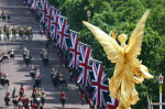 Trooping the Colour Parade in celebration of Britain's Queen Elizabeth's Platinum Jubilee, in London