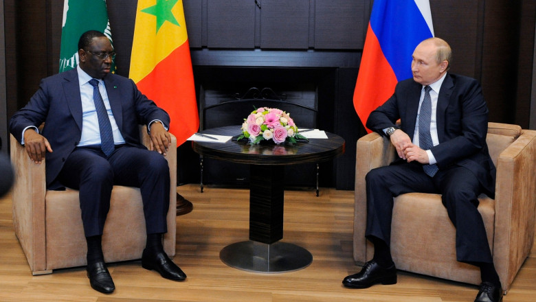 Russia Senegal Putin