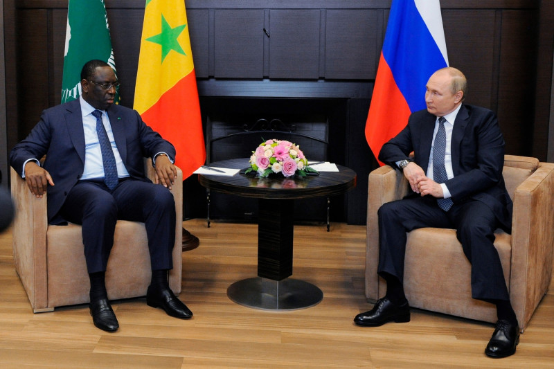 Russia Senegal Putin
