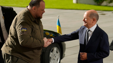 Preşedintele parlamentului ucrainean, Ruslan Stefanciuk, s-a întâlnit, vineri, la Berlin cu cancelarul german Olaf Scholz.